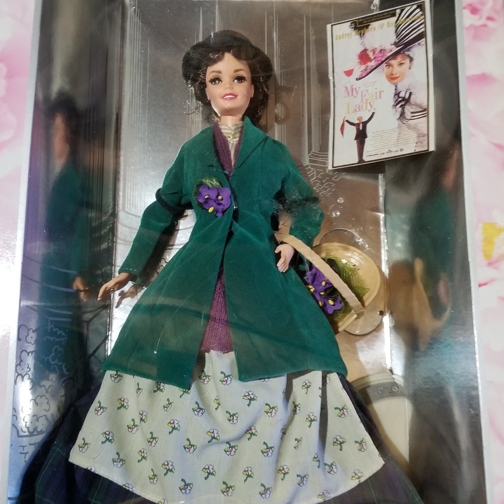 Barbie as Eliza Doolittle in My Fair Lady 15498 Audrey Hepburn Flower girl NIB